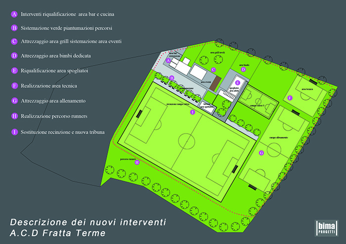 Area centro sportivo V.Spazzoli Fratta Terme
